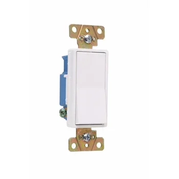 Pass And Seymour Switch Decorator 1P 15A 120/277V Grounded White (2601W)