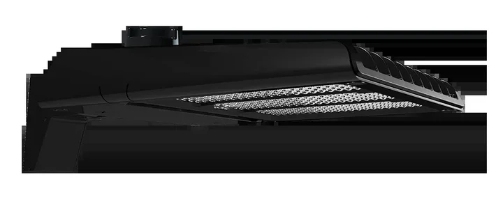 RAB A22 Field Adjustable Area Light 150W/120W/100W 3000K/4000K/5000K Type 5 Pole Mount 480V 7-Pin Receptacle Black (A22-5T150B/480)