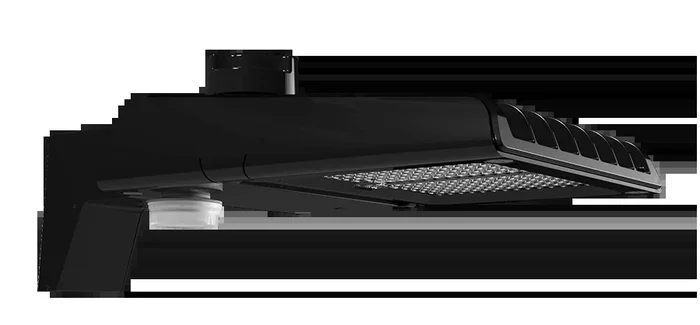 RAB A22 Field Adjustable Area Light 70W/60W/50W 3000K/4000K/5000K Type 2 Pole Mount Microwave Occupancy Sensor Black (A22-2T70B/MVS)
