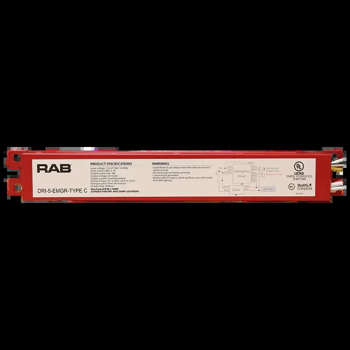 RAB Emergency Type C Driver 5W (DRI-5-EMGR-TYPE C)