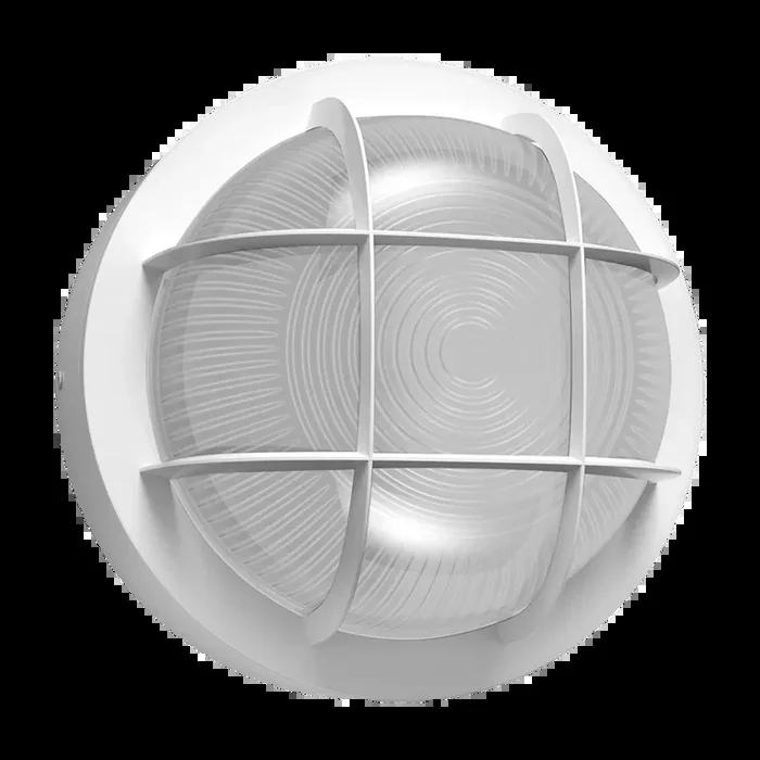 RAB LED Wall Sconce Field Adjustable 15W/12W/9W 3000K/4000K/5000K 120-277V Round Photocell On/Off White (BULKH15RW)