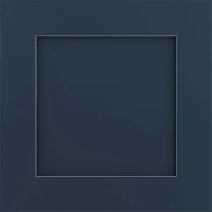 Reading 11 9/16-in. W x 3/4-in. D x 11 1/2-in. H in Painted Navy Cabinet Door Sample