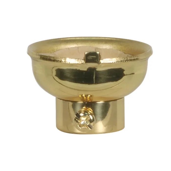 Satco – 80-1749 – Caps With Set Screw – Polished Brass – 801749