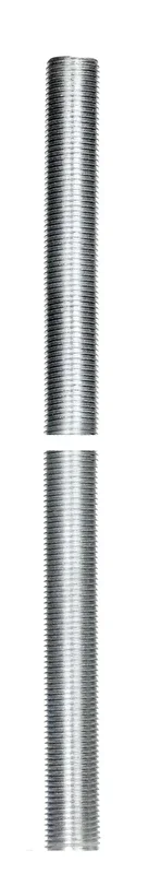 SATCO/NUVO 1/8 IP Steel Nipple Zinc Plated 9 Inch Length 3/8 Inch Wide (90-2102)