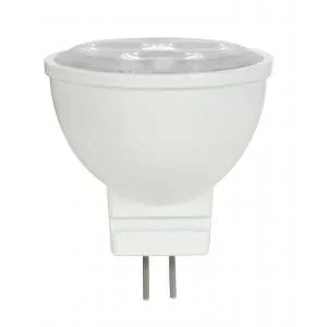 SATCO/NUVO 3W LED MR11 3000K 25 Degree Beam Spread 25000 Hours 210Lm Gu4 Base 12V (S9281)
