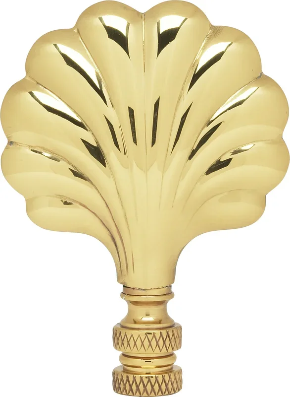 SATCO/NUVO Fan Brass Finial 3 Inch Height 1/4-27 Polished Brass Finish (90-1746)