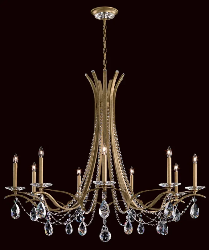 Schonbek – Nine Light Chandelier – Vesca – VA8339N06H