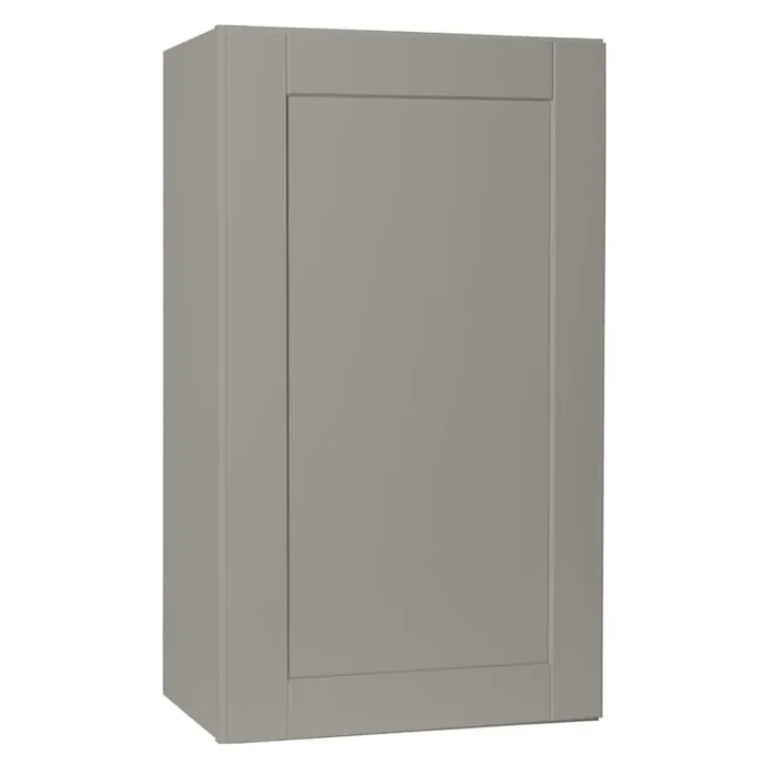 Shaker Assembled 21x36x12 in. Wall Kitchen Cabinet in Dove Gray