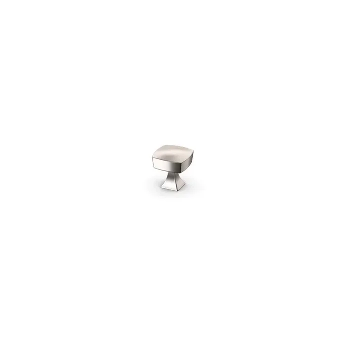 Shaker Full Overlay 1.25 in. W x 1.3125 in. D x 1.25 in. H Antic Knob in Satin Nickel