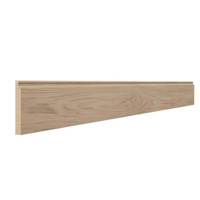 Sinclair 91.5 in. W x 0.63 in. D x 4.5 in. H Base Molding in Shaker Light Oak