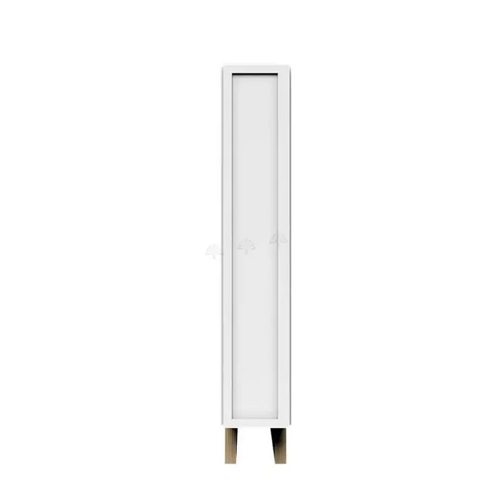 Slim Shaker Assembled 9 in. W x 34.5 in. H x 24 in. D Spice Base Kitchen Cabinet in White