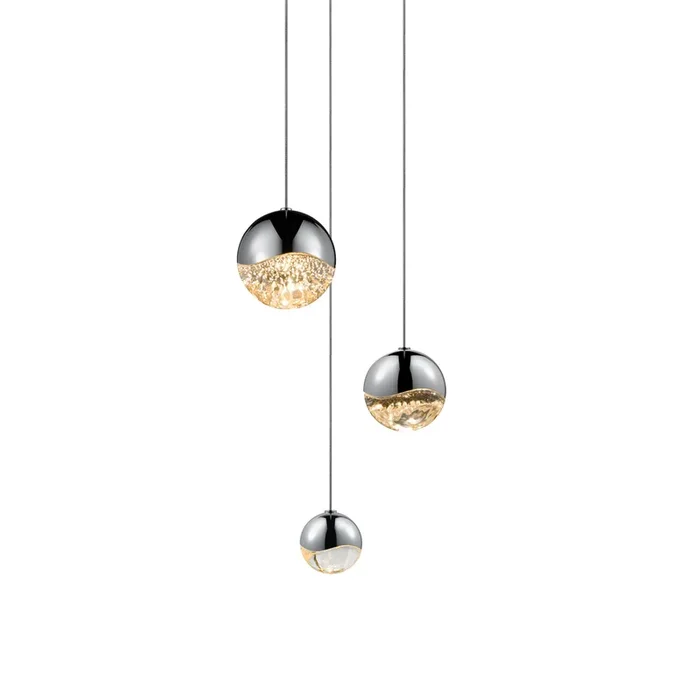 Sonneman – 2914.01-AST – LED Pendant – Grapes – Polished Chrome – 291401AST