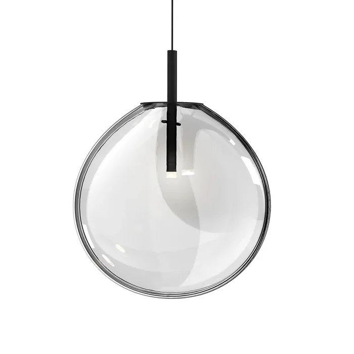 Sonneman – 2990.25C-LRG – LED Pendant – Cantina – Satin Black – 299025CLRG