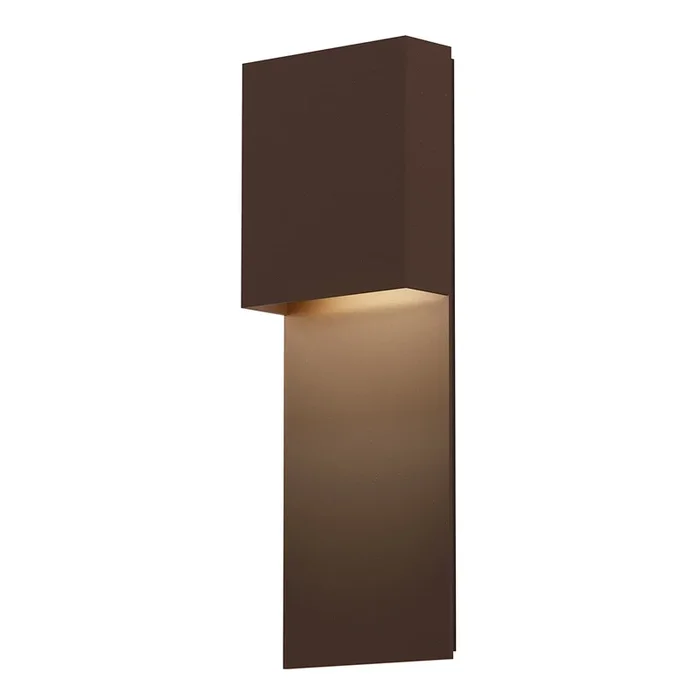 Sonneman – 7106.72-WL – LED Wall Sconce – Flat Box – Textured Bronze – 710672WL