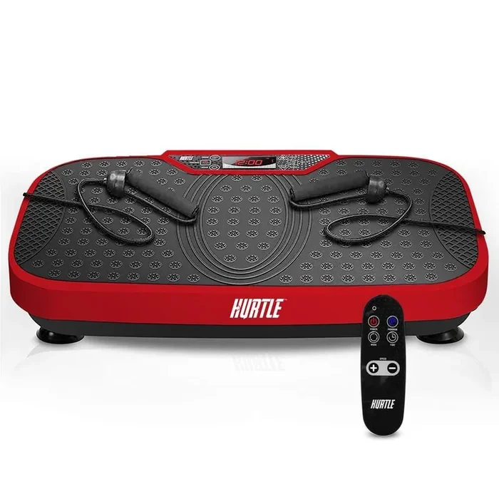 Standing Vibration Fitness Red Strength Training Station with Adjustable Speed