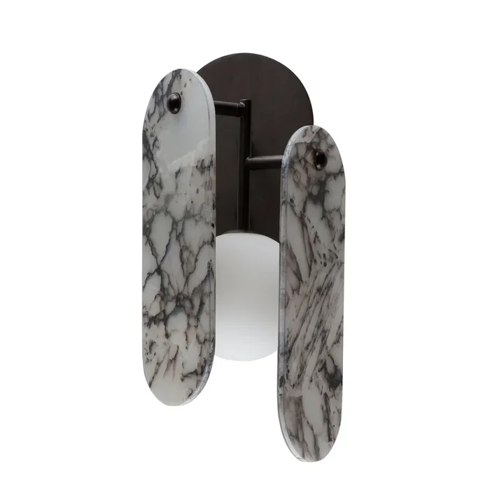 Studio M – SM24810ARYBBZ – LED Wall Sconce – Megalith – Stone – Brushed Bronze – SM24810ARYBBZ