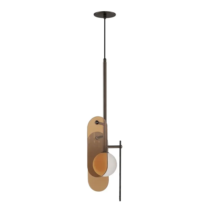 Studio M – SM24812AMBBZ – LED Pendant – Megalith – Glass – Brushed Bronze – SM24812AMBBZ
