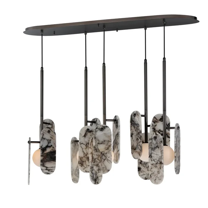 Studio M – SM24815ARYGM – LED Pendant – Megalith – Stone – Gunmetal – SM24815ARYGM