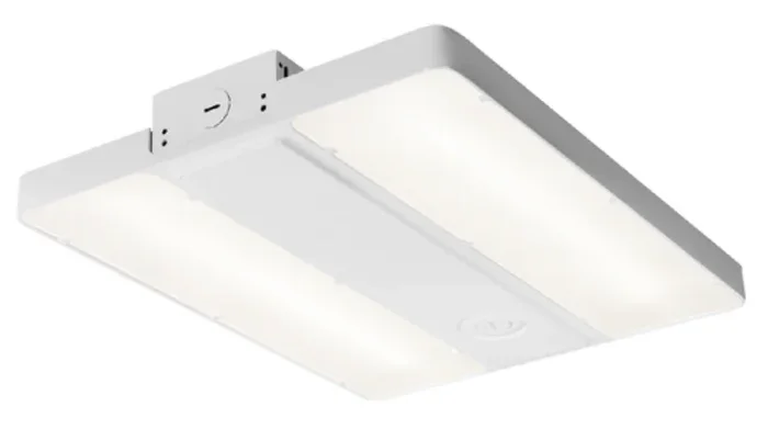 Sylvania LNHIBA6A/300UNHD840/12W/WH/L7 Linear LED High Bay 6A 300W 120-347V 0-10V Dimming 80 CRI 4000K 1X2 Foot Wide Distribution Lens White 11 Foot Cord/L7 Plug (63527)