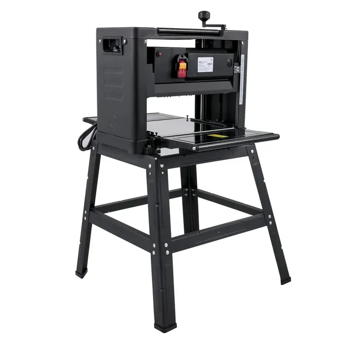 Thickness Planer 12-1/2 in. Double Cutter Benchtop Thickness Planer 1500-Watts with Free Blade and Stand for Woodworking