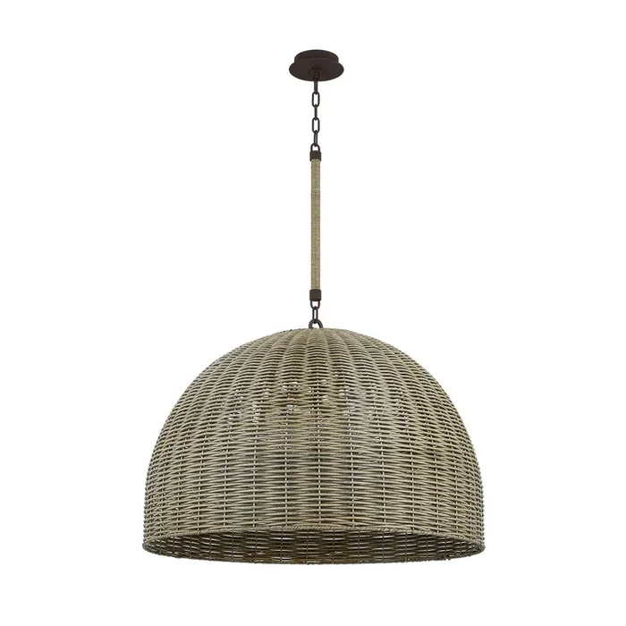 Troy Lighting – F2034-TBZ – Five Light Outdoor Pendant – Huxley – Textured Bronze – F2034TBZ