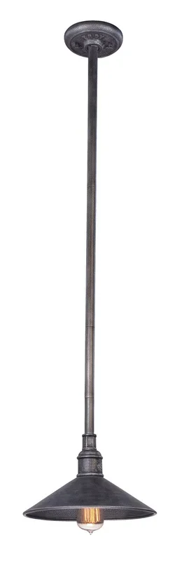 Troy Lighting – F2773-OS – One Light Pendant – Toledo – Old Silver – F2773OS
