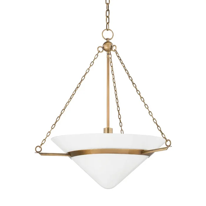 Troy Lighting – F8327-PBR – One Light Pendant – Amador – Patina Brass – F8327PBR