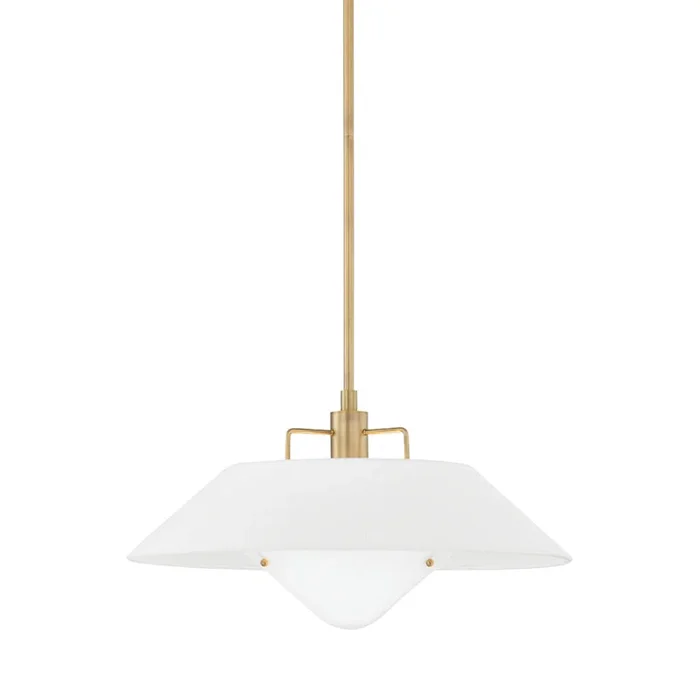 Troy Lighting – F8421-PBR – One Light Pendant – Otto – Patina Brass – F8421PBR