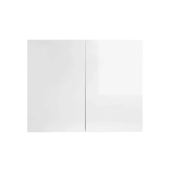 Valencia Assembled 24 in. W x 12 in. D x 36 in. H in Gloss White Plywood Assembled Wall Kitchen Cabinet