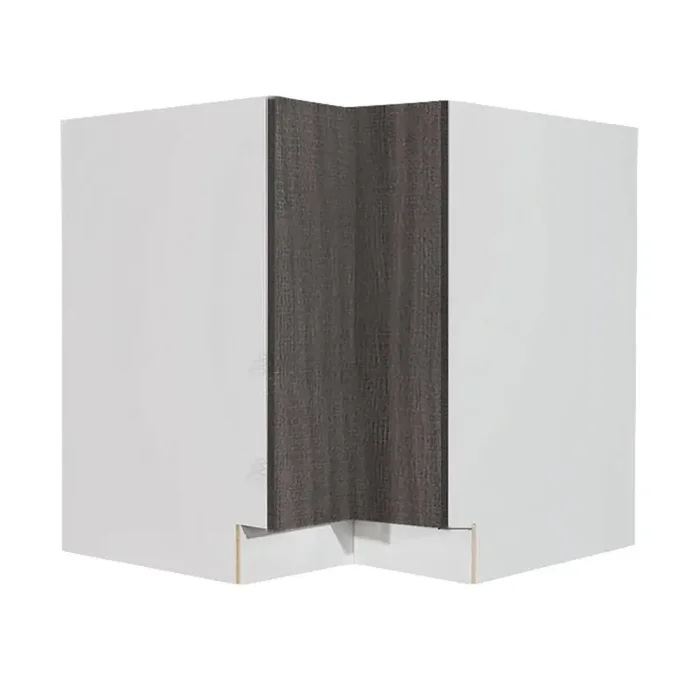 Valencia Assembled 33 in. W x 24 in. D x 34.5 in. H in Chateau Brown Plywood Assembled Lazy Susan Base Kitchen Cabinet