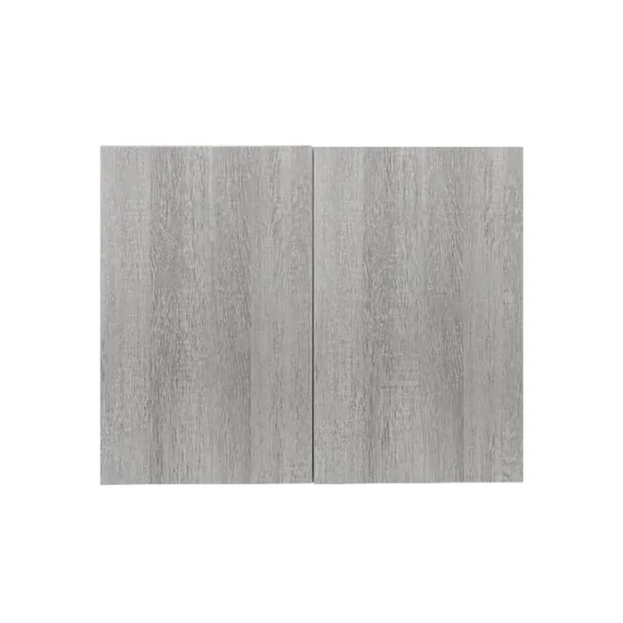 Valencia Assembled 36 in. W x 12 in. D x 36 in. H in Misty Gray Plywood Assembled Wall Kitchen Cabinet