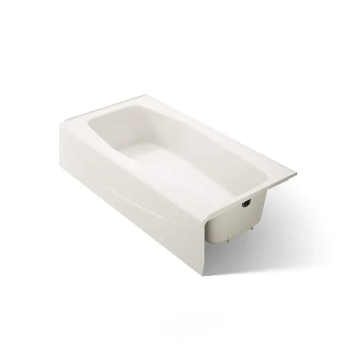 Villager 60 in. x 30.25 in. Soaking Bathtub with Right-Hand Drain in Biscuit