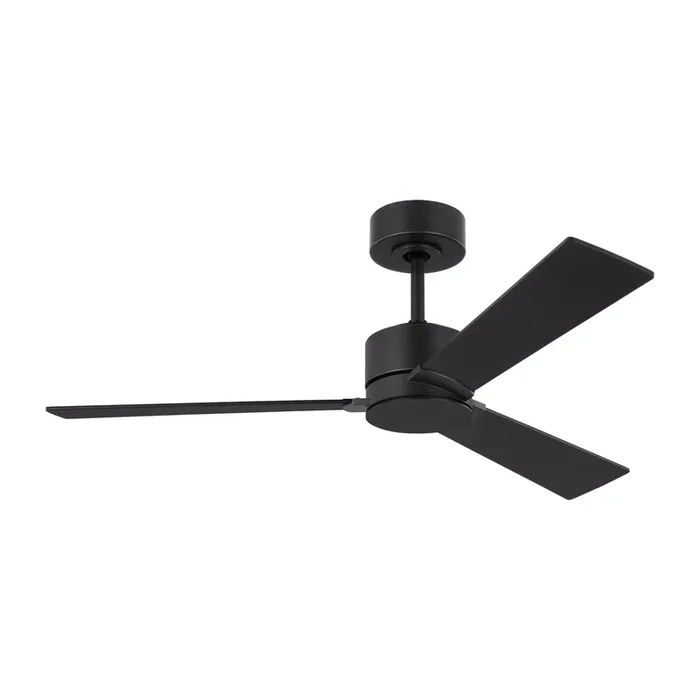 Visual Comfort Fan – 3RZR44MBK – 44″Ceiling Fan – Rozzen – Midnight Black – 3RZR44MBK
