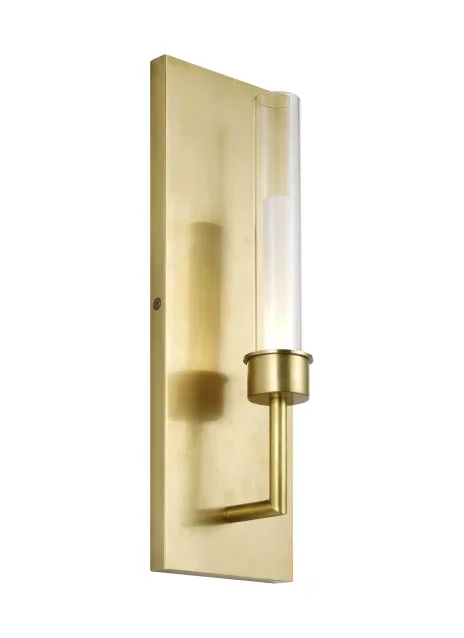Visual Comfort Modern – 700WSLNG1NB-LED930 – LED Wall Sconce – Linger – Natural Brass – 700WSLNG1NBLED930