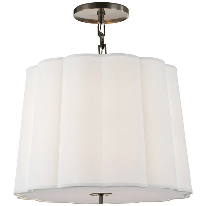 Visual Comfort Signature – Five Light Hanging Lantern – Simple Scallop