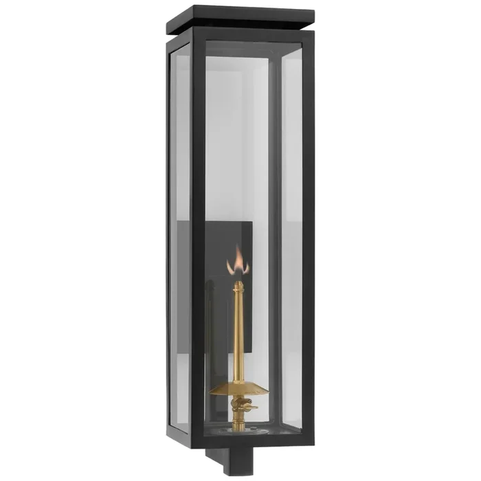 Visual Comfort Signature – Gas Wall Lantern – Fresno Gas – CHO2561BLKCG