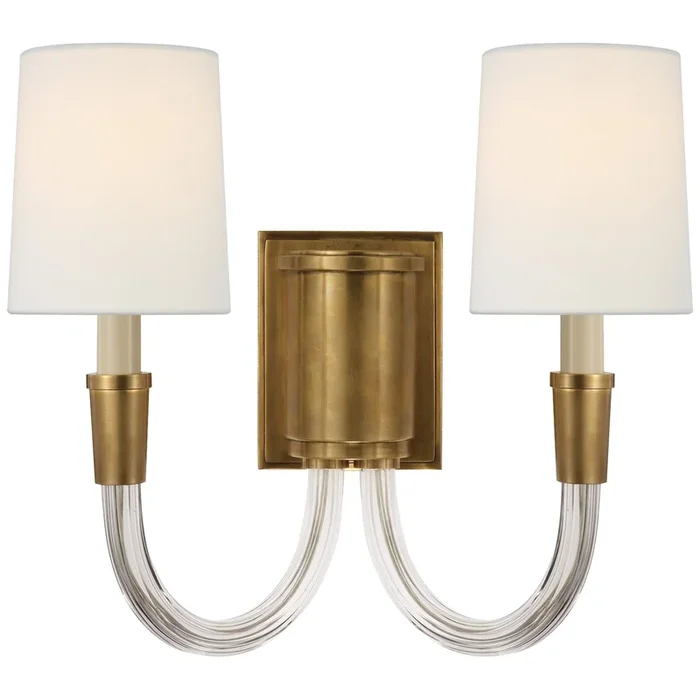 Visual Comfort Signature – Two Light Wall Sconce – Vivian