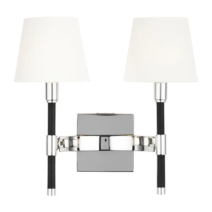 Visual Comfort Studio – Two Light Wall Sconce – Katie – LW1022PN