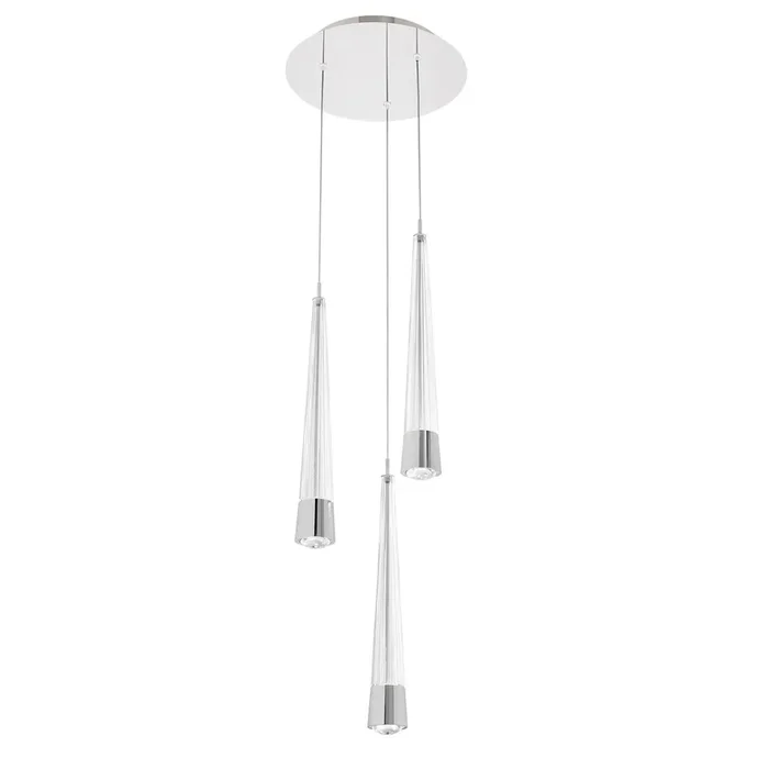 W.A.C. Lighting – PD-59403R-CH – LED Chandelier – Quill – Chrome – PD59403RCH