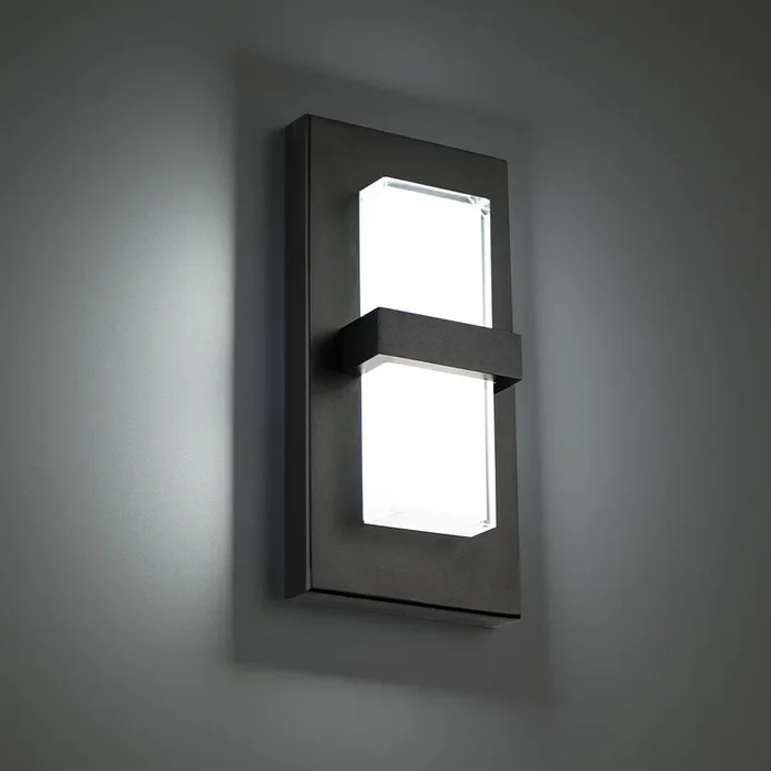 W.A.C. Lighting – WS-W21110-35-BK – LED Outdoor Wall Light – Bandeau – Black – WSW2111035BK