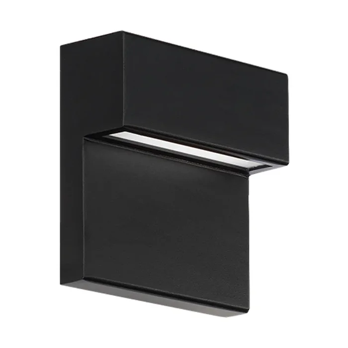 W.A.C. Lighting – WS-W25106-35-BK – LED Outdoor Wall Light – Balance – Black – WSW2510635BK