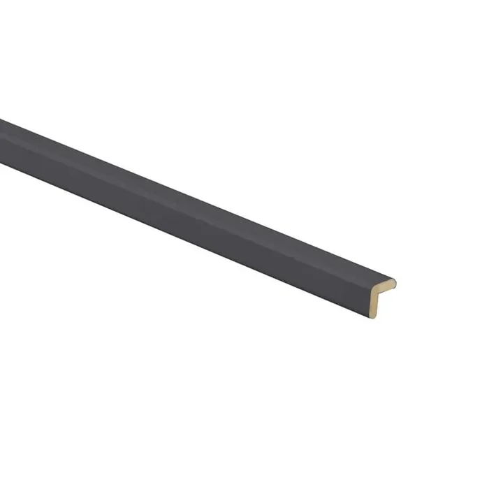 Washington Franklin Hargrove 96 in. W x 0.75 in. D x 0.25 in. H in Valiant Onyx Outside Corner Molding