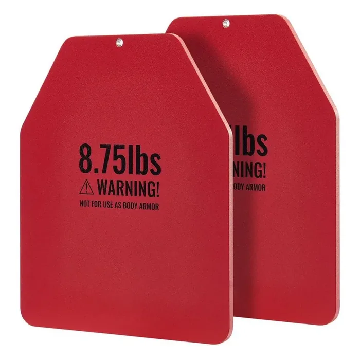 Weight Vest Plates, 8.75 lb. Pairs, Premium Steel Weighted plates, Contoured Ergonomic Fit-WODs, Additional Weight