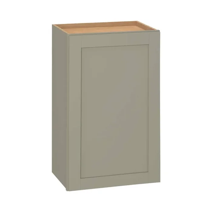 Westfield Dusk Gray Shaker Stock Assembled Wall Kitchen Cabinet (18 in. W x 12 in. D x 30 in. H)