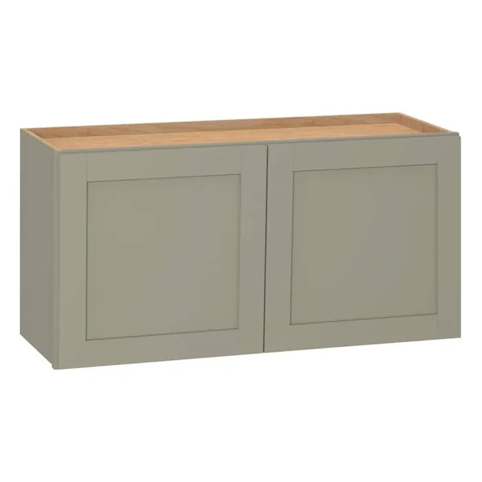 Westfield Dusk Gray Shaker Stock Assembled Wall Kitchen Cabinet (36 in. W x 12 in. D x 18 in. H)