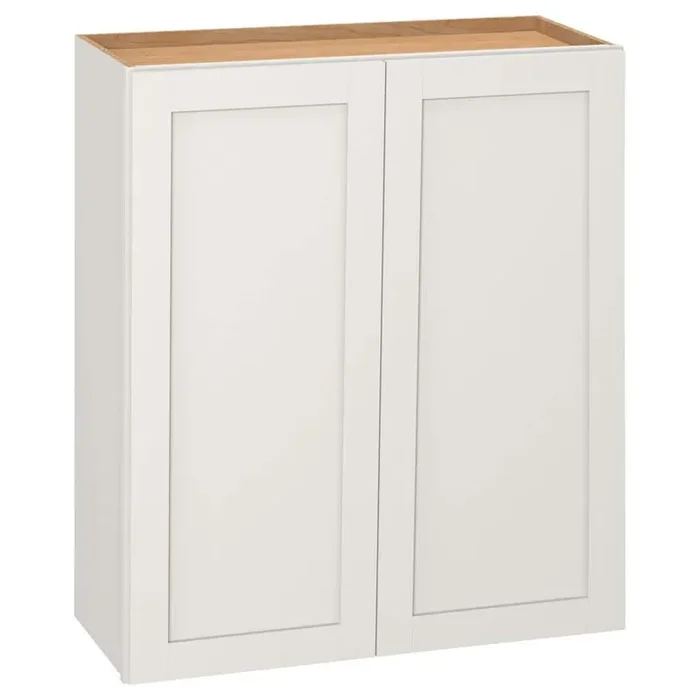 Westfield Feather White Shaker Stock Assembled Wall Kitchen Cabinet (30 in. W x 12 in. D x 36 in. H)