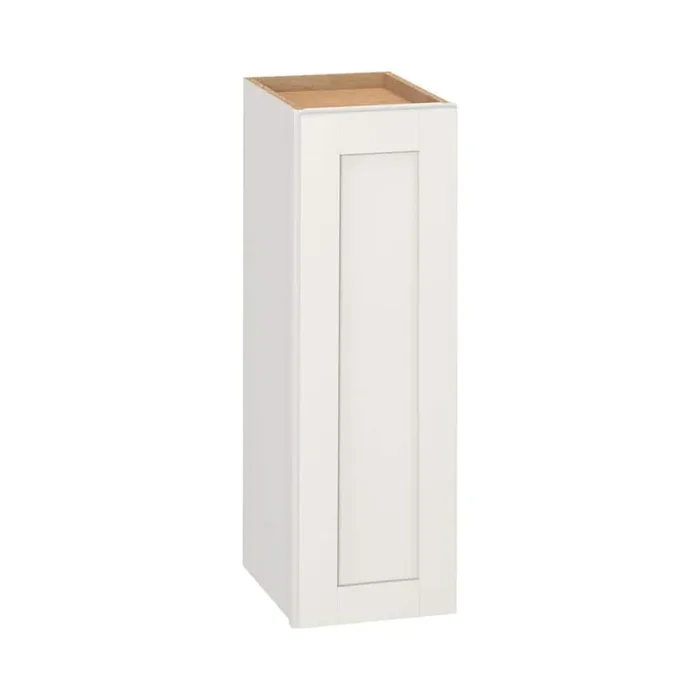 Westfield Feather White Shaker Stock Assembled Wall Kitchen Cabinet (9 in. W x 12 in. D X 30 in. H)