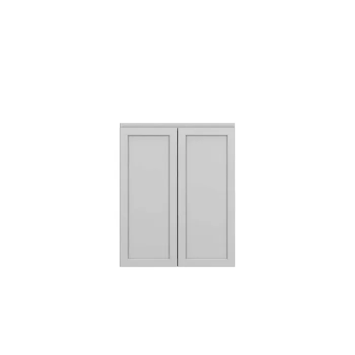 Westport Shaker 33 in. W x 30 in. H x 12 in. D in Painted White Plywood Assembled Wall Cabinet