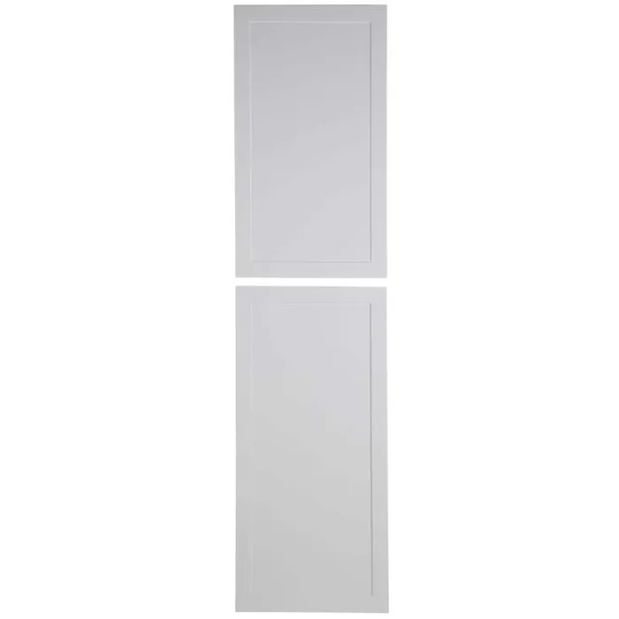 White 24x92x0.63 in. Decorative Pantry End Panel