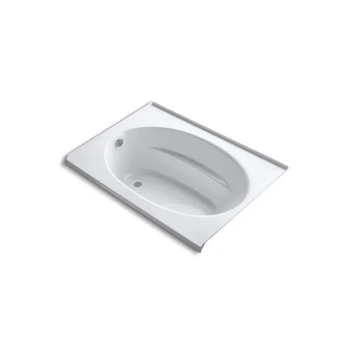 Windward 60 in. x 42 in. Soaking Bathtub with Left Drain in White